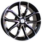 Alu kola Mille Miglia MRX10, 17x7 5x112 ET40, černá + leštění