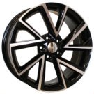 Alu kola Racing Line FE181, 18x7.5 5x100 ET46, černá + leštění