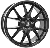 Alu kola IT WHEELS 2 KIRA, 16x6.5 5x112 ET48, černá lesklá + leštěný límec