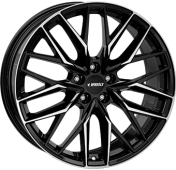 Alu kola IT WHEELS XANA, 19x8 5x114.3 ET47, černá lesklá + leštění