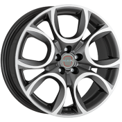 Alu kola MAK TORINO W, 17x7 4x108 ET35, šedivá + leštění