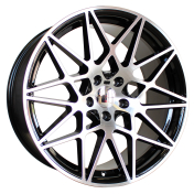 Alu kola Racing Line B5167, 18x8.5 5x120 ET35, černá + leštění (zátěžová)