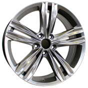 Alu kola Racing Line B5293, 17x7.5 5x112 ET40, Titanová metalíza