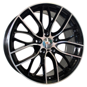 Alu kola Racing Line BK796, 18x8 5x120 ET34, černá + leštění