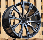 Alu kola Racing Line D1130, 19x9 5x112 ET40, černá + leštění