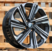 Alu kola Racing Line D1822, 16x6 4x100 ET45, černá + leštění