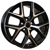 Alu kola Racing Line FE148, 18x7.5 5x114.3 ET45, černá + leštění