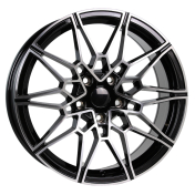 Alu kola Racing Line I0293, 18x8 5x120 ET34, černá + leštění