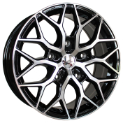 Alu kola Racing Line I0319, 18x8 5x160 ET50, černá + leštění