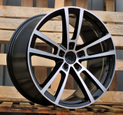 Alu kola Racing Line I3081F, 22x10 5x130 ET48, černá + leštění (zátěžová)