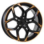 Alu kola Racing Line I5572, 18x8 5x112 ET40, černá matná + měděná barva leštění