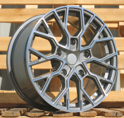 Alu kola Racing Line I5658, 18x8 5x160 ET48, šedivá + leštění (zátěžová)