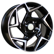 Alu kola Racing Line XE172, 15x6 4x108 ET45, černá + leštění