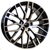 Alu kola Racing Line XFE30, 18x8 5x112 ET35, černá + leštění