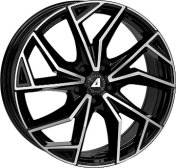 Alu kola ALUTEC ADX.02, 20x8 5x112 ET40, černá lesklá + leštění (zátěžová)