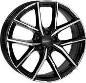 Alu kola ALUTEC AVELENO, 18x8 5x114.3 ET50, černá lesklá + leštění