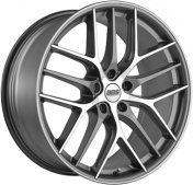 Alu kola BBS CCR, 19x8.5 5x112 ET40, šedivá + leštění