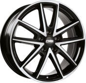 Alu kola CMS C30, 17x7 5x110 ET40, černá lesklá + leštění