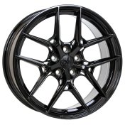 Alu kola Racing Line HX044, 19x8.5 5x112 ET40, černá lesklá