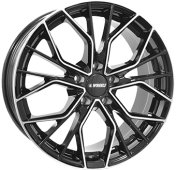 Alu kola IT WHEELS TIARA, 19x8 5x112 ET30, černá lesklá + leštění