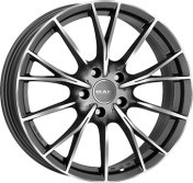 Alu kola MAK FABRIK, 19x8.5 5x112 ET25, šedivá + leštění (zátěžová)