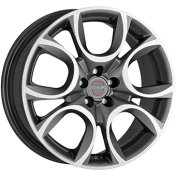 Alu kola MAK TORINO W, 17x7 4x108 ET35, šedivá + leštění