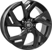 Alu kola MILLE MIGLIA MME-5, 17x7 5x114.3 ET45, černá lesklá