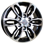 Alu kola Mille Miglia MMKV6, 16x6.5 6x120 ET50, černá + leštění (zátěžová)