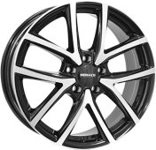 Alu kola MONACO WHEELS 2 CL2, 16x6.5 5x100 ET40, černá lesklá + leštění