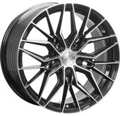 Alu kola MONACO WHEELS FF2, 18x8 5x112 ET45, černá lesklá + leštění