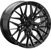 Alu kola MONACO WHEELS FF2, 18x8 5x114.3 ET40, černá lesklá + leštění