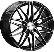 Alu kola MONACO WHEELS FF4, 18x8 5x114.3 ET40, černá lesklá + leštění