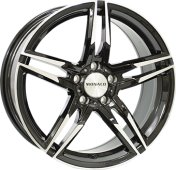 Alu kola MONACO WHEELS GP1, 17x7.5 5x112 ET45, černá lesklá + leštění