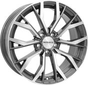 Alu kola MONACO WHEELS GP5, 18x8 5x120 ET42, šedivá + leštění