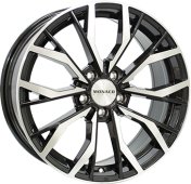 Alu kola MONACO WHEELS GP5, 19x8 5x114.3 ET40, černá lesklá + leštění