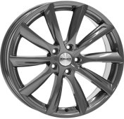 Alu kola MONACO WHEELS GP6, 18x8 5x112 ET28, tmavě šedivá