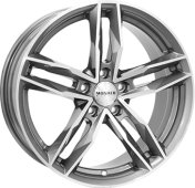 Alu kola MONACO WHEELS RR8M, 19x8.5 5x112 ET35, šedivá + leštění