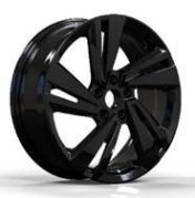 Alu kola Racing Line 3S1282, 18x7 5x112 ET45, černá + leštění