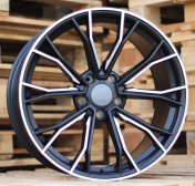 Alu kola Racing Line A5385, 19x9.5 5x120 ET38, černá matná