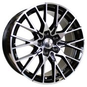 Alu kola Racing Line A5479, 18x8 5x120 ET34, černá + leštění