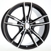 Alu kola Racing Line A5588, 19x9 5x120 ET40, černá + leštění