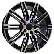 Alu kola Racing Line B1026, 19x9.5 5x112 ET21, černá + leštění