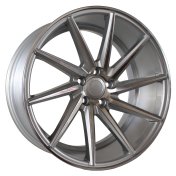 Alu kola Racing Line B1059, 18x8 5x112 ET40, stříbrná + leštění