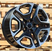 Alu kola Racing Line B1092, 18x8 5x114.3 ET35, černá + leštění