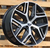 Alu kola Racing Line B1109, 19x8 5x112 ET45, černá + leštění