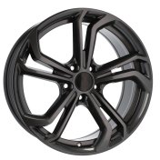 Alu kola Racing Line B1525, 17x7.5 5x112 ET45, černá lesklá