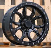 Alu kola Racing Line B1898, 17x9 6x114.3 ET0, černá matná