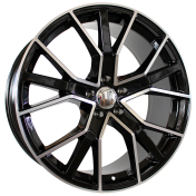 Alu kola Racing Line B5131, 18x8 5x112 ET34, černá + leštění