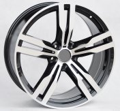 Alu kola Racing Line B5327, 21x8.5 5x120 ET25, černá + leštění