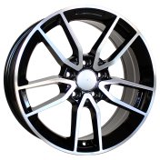 Alu kola Racing Line B5461, 18x9 5x112 ET45, černá + leštění